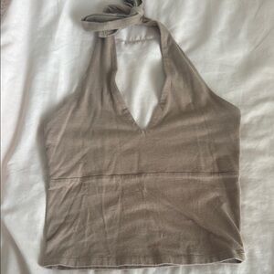 Hollister - Tan Halter Top